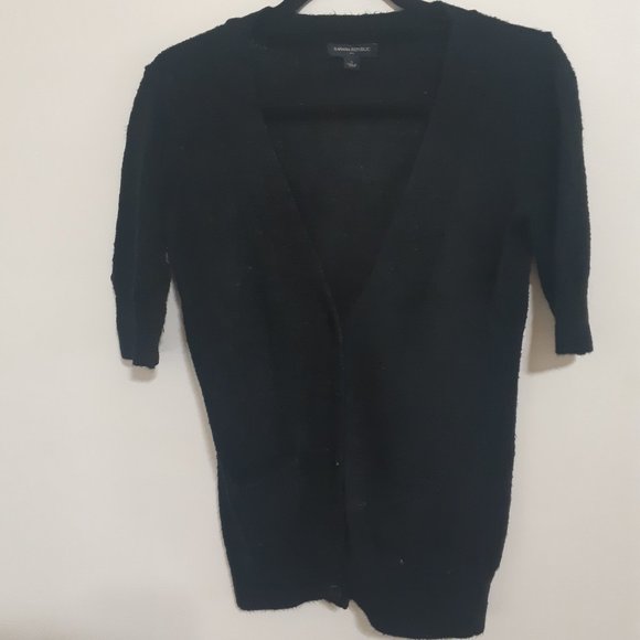 Banana Republic short sleeves cardigan black small - Picture 5 of 5